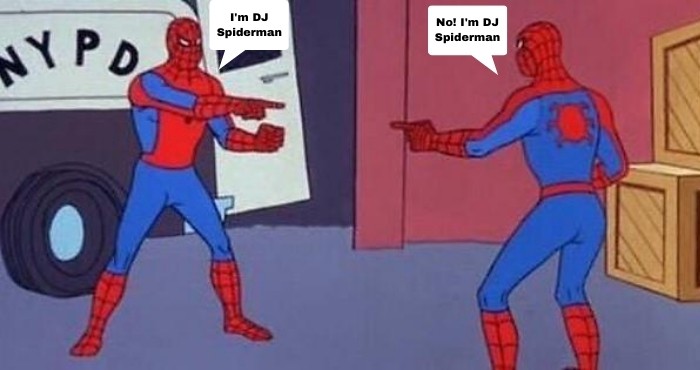 I'm DJ Spiderman meme