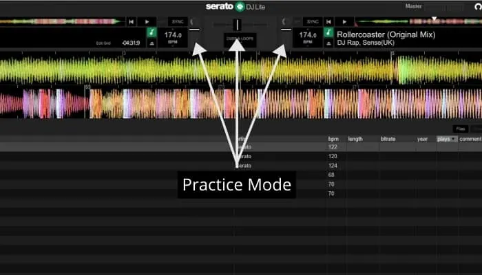 Serato DJ - Practice Mode 