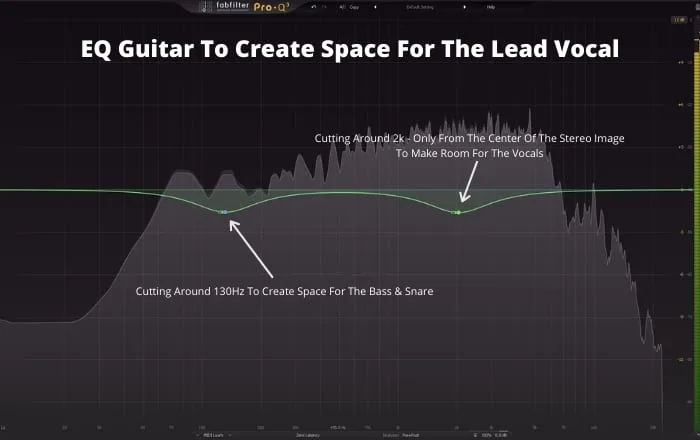 EQ Guitar To Create Space For The Lead Vocal