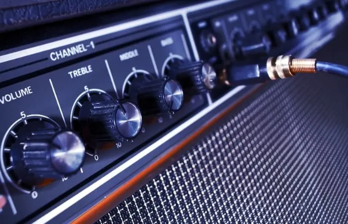 Guitar Amp- In most situations, it's desirable to remove the lowest couple of octaves from guitar amps. You won't be facing problems with a low cut at 60hz or so. It can free up some headroom and make space for the bass and kick.