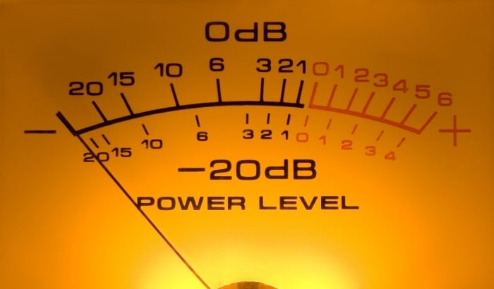 dB meter for mixing in mono