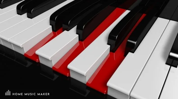 G Major Piano Keys