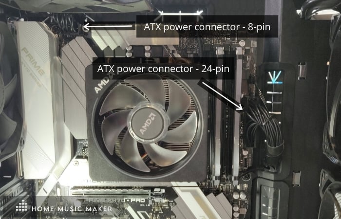 ATX power connectors