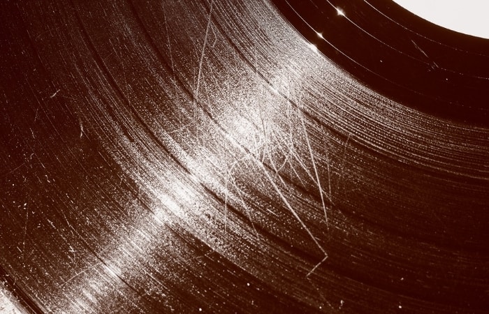 Scratched And damaged Record