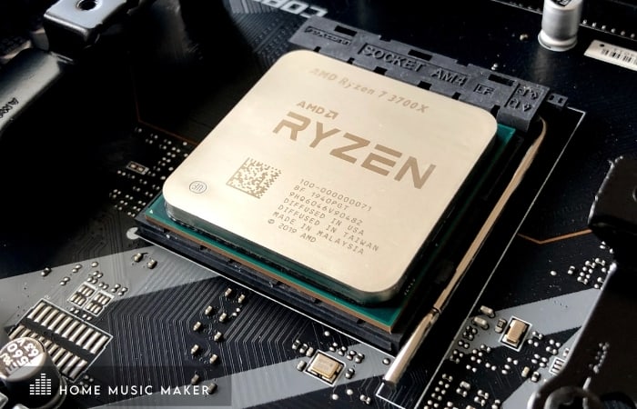 AMD Ryzen chipset for music production computer
