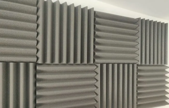 Acoustic Foam Tiles On My Studio Walls