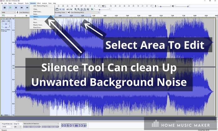 Audacity Silence tool - Silence Tool Can clean Up Unwanted Background Noise