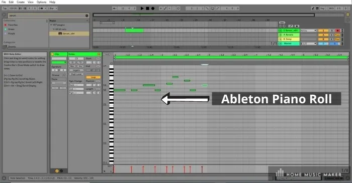 Ableton Piano Roll - One of the most common complaints about Ableton Live is that its piano roll is too small, congested, and too fiddly. It is easy to mistakenly add a note or move a note when using it.