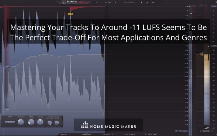mastering your tracks to around -11 LUFS seems to be the perfect trade-off for most applications and genres