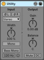 Ableton utility plugin