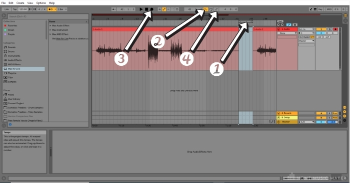 Recording vocals in Ableton