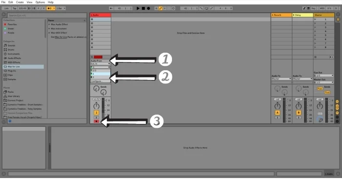 Ableton Arm A Track For Recording