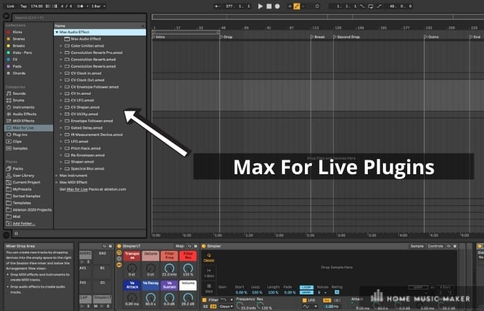 Ableton max for live plugin list - Max for Live is a series of effects and modulators used with midi and live performance.