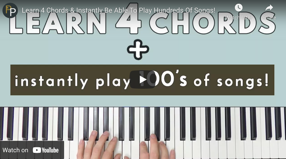 Learn to play 4 chords