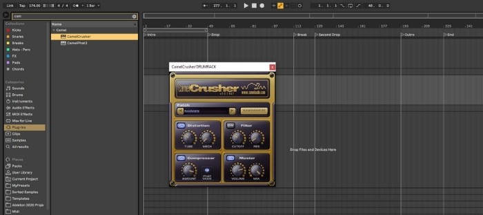 Camel Crusher Plugin - Ableton Live's erosion is a fun and simple effect to mess about with. How does it compare with other well-known bit crushers like Camel Crusher?