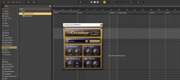 Camel Crusher Plugin - Ableton Live's erosion is a fun and simple effect to mess about with. How does it compare with other well-known bit crushers like Camel Crusher?