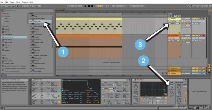 APPLY AUTO-FILTER TO A TRACK