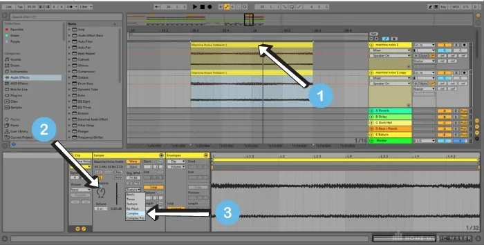 Transposing to create harmonies