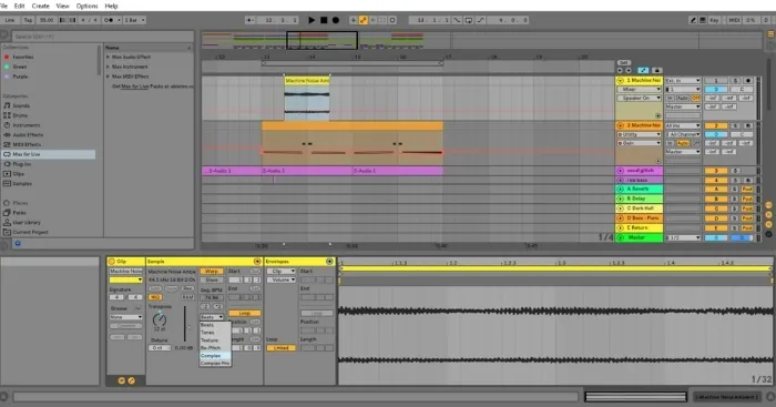 HOW TO CHANGE THE PITCH OF A SAMPLE IN ABLETON