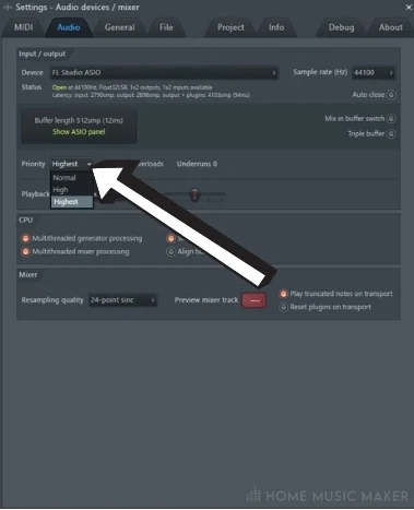 FL Studio Priority