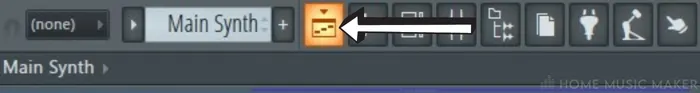 Locating The Playlist View in FL Studio