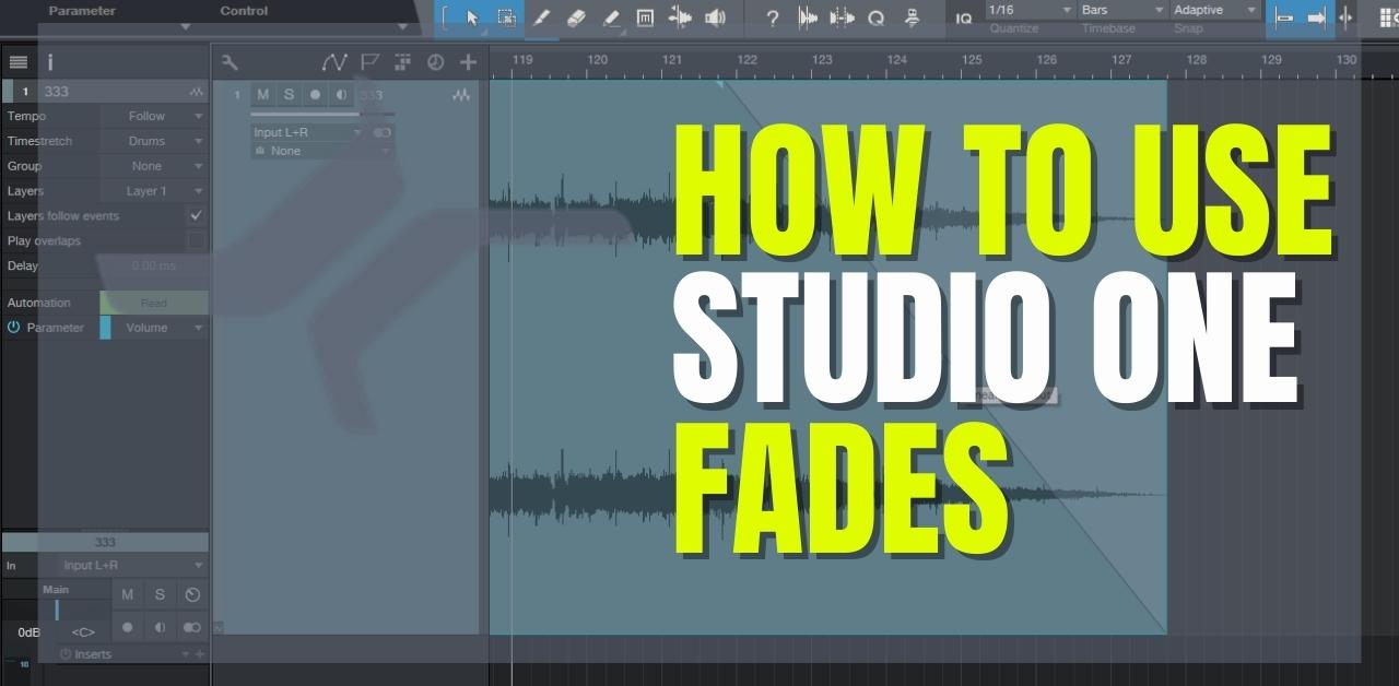 How To Do A Studio One Fade Out (Various Methods)