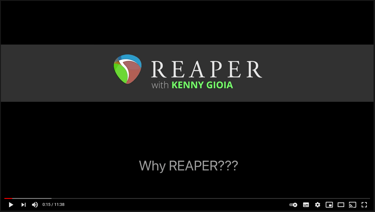 Why Reaper?