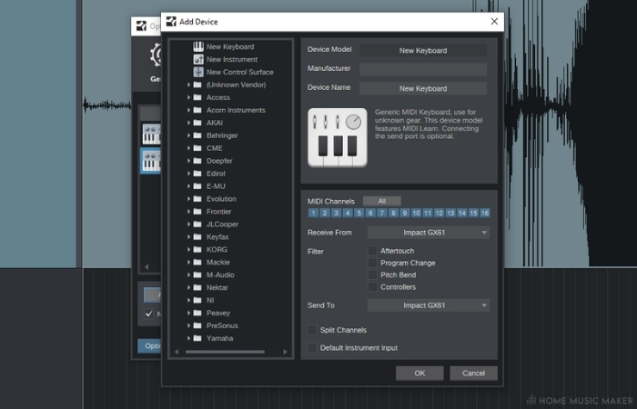 Setting Up Your External Device In Studio One