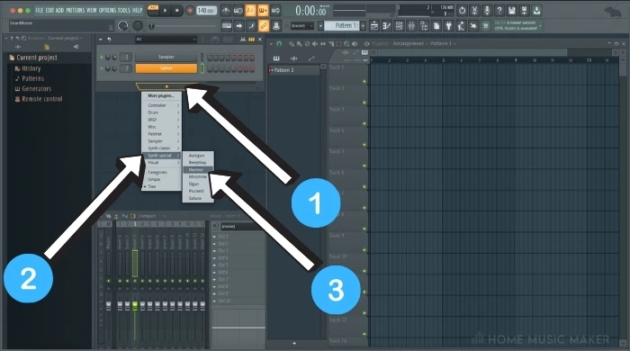 Add Second Instruments to Project in FL Studio