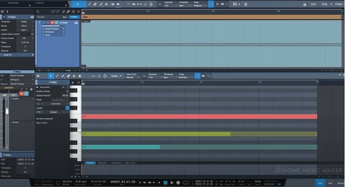 Chord Track in Studio One