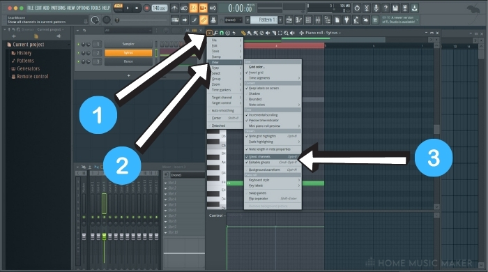 Enable Ghost Notes in FL Studio