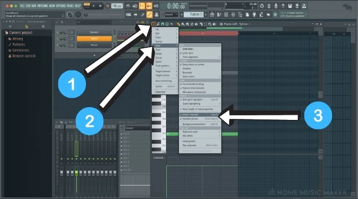 Enable Ghost Notes in FL Studio