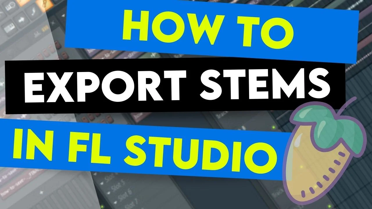 HOW TO EXPORT STEMS IN FL STUDIO YouTube Video