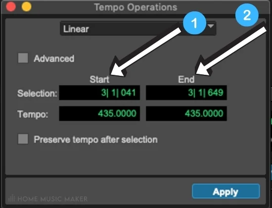 Tempo Operations In Pro Tools