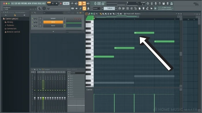 View Ghost Notes for the second Instrument in FL Studio