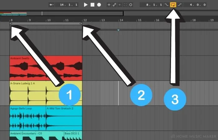 Looping in Ableton Live