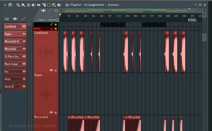 Move All of The Audio Clips to A Single Track in The FL Studio part 2 Playlist