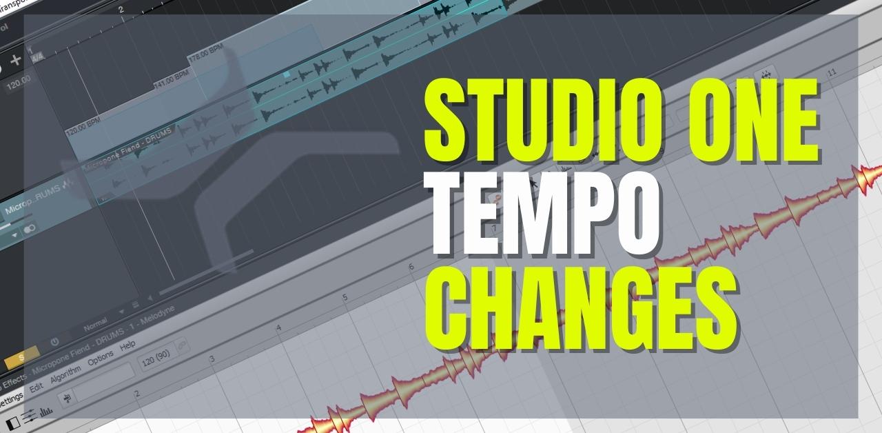 Studio One Tempo Change (Complete Guide)