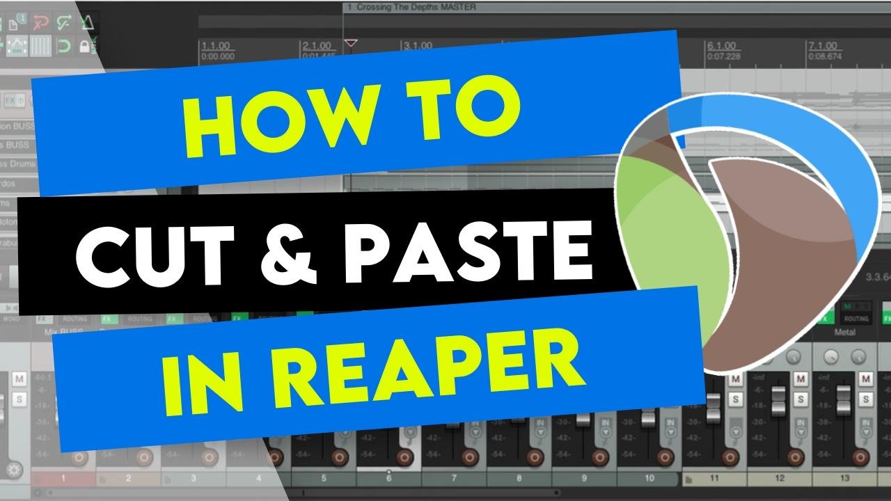 How To Cut and Paste in REAPER – YouTube Video