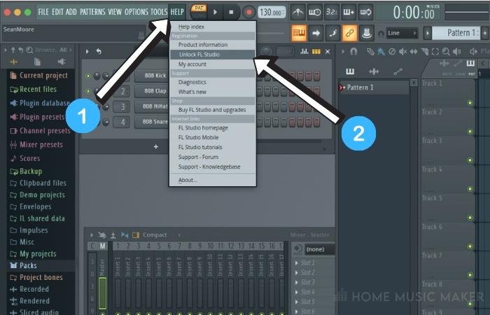 Open FL Studio Demo Begin Unlocking Process 1