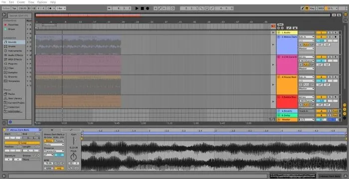 Grayed Out Tracks In Ableton Arrangement View