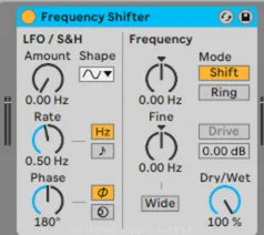 Ableton Frequency Shifter
