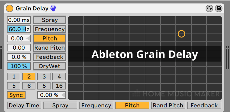 Ableton Grain delay