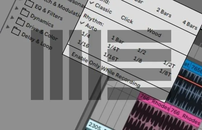 Ableton Metronome Volume