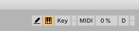 Ableton Key Mapping Button
