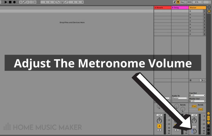 Adjust The Metronome Volume in Ableton