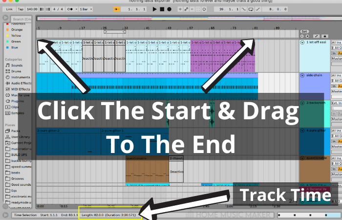 Click Start & End Of Track While Holding Shift (1)