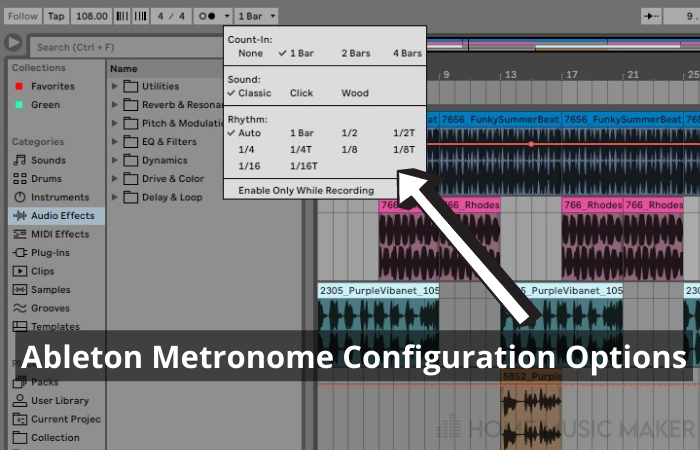 Copy of Ableton Metronome Configuration Options