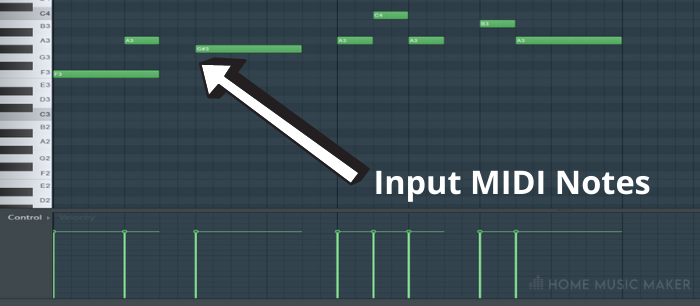 Fl Studio Change Velocity Of Multiple Notes Imput MIDI notes 1