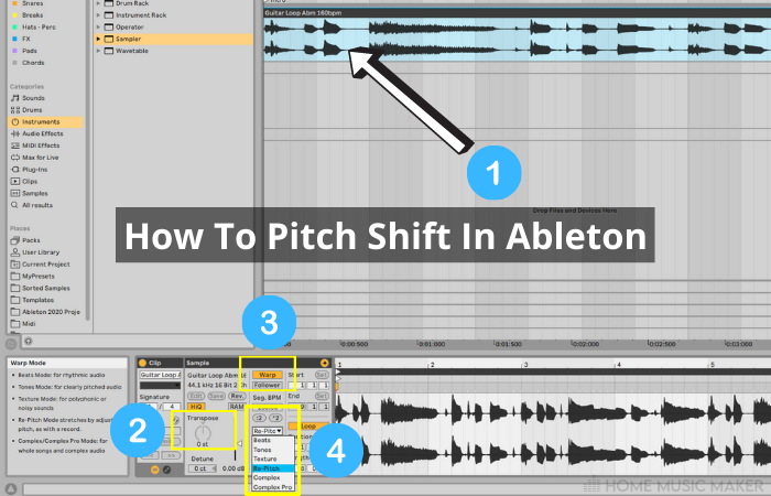 How To Pitch Shift In Ableton